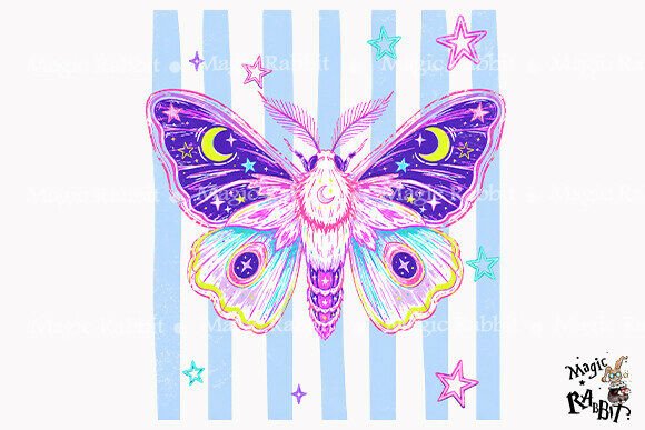 Download Celestial Moth Halloween PNG - Celestial Collection